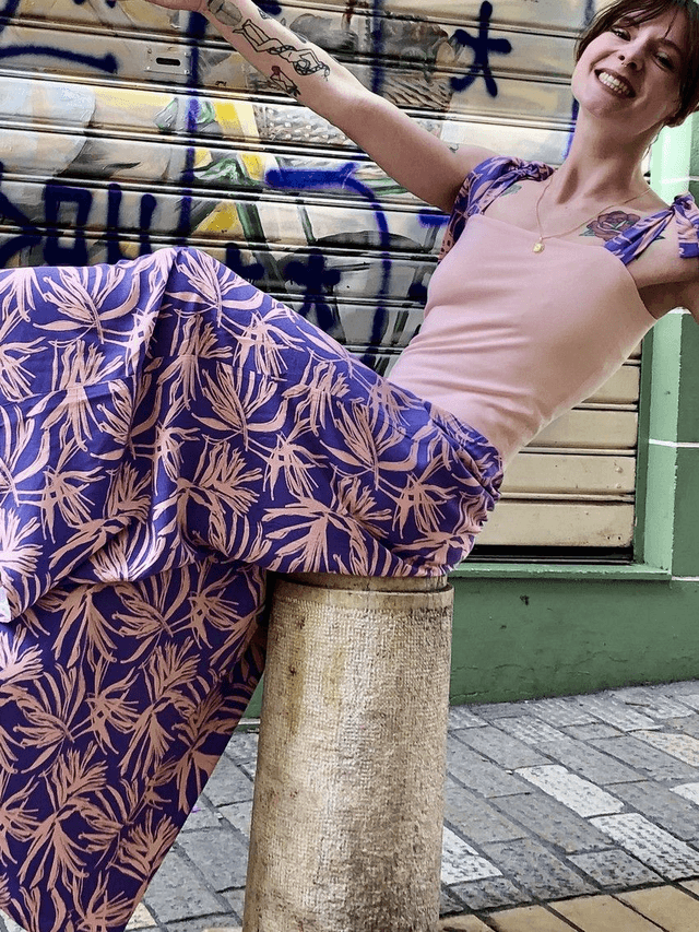 Combi BoQ le froc mauve et chair