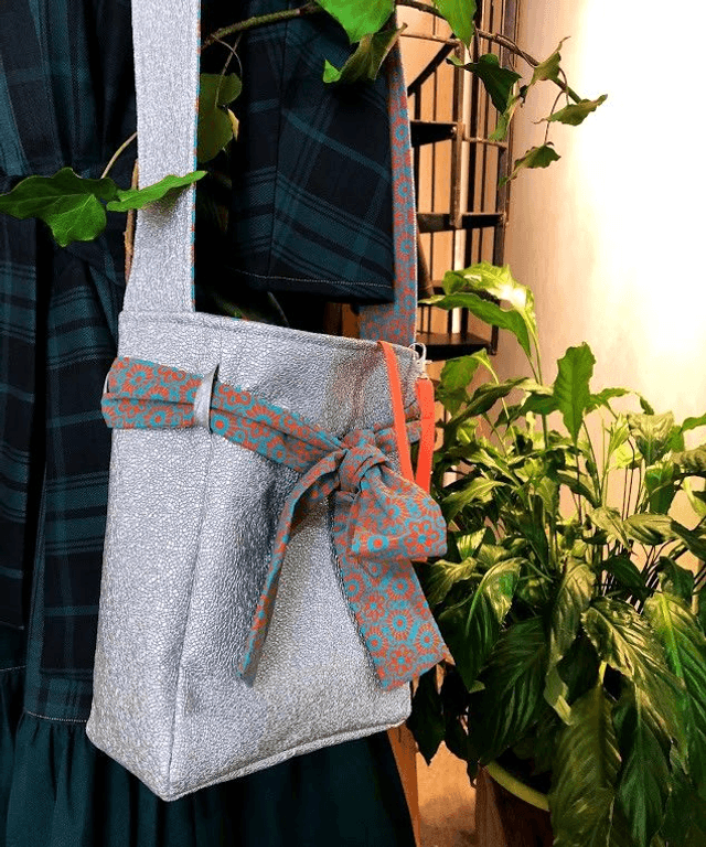 Sac Papillote simil cuir 
