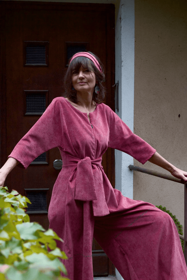  Combi KDO velours rose