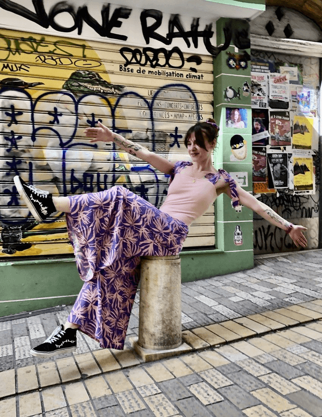 Combi BoQ le froc mauve et chair