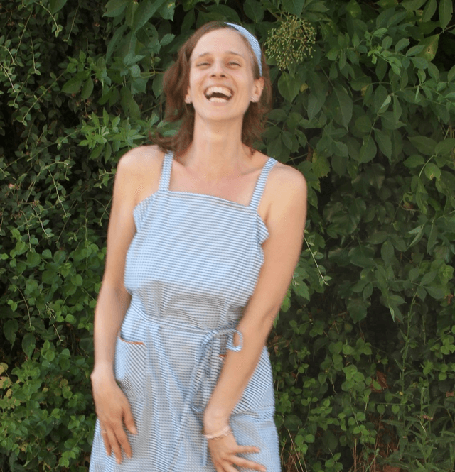 Robe Mikro vichy bleu blanc