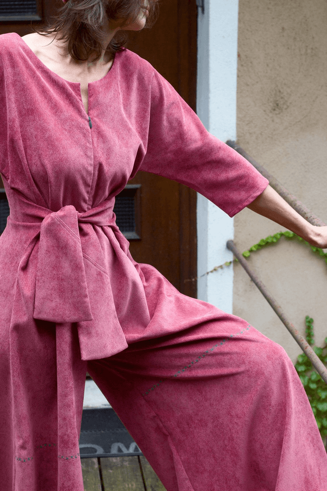  Combi KDO velours rose