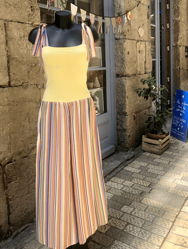 Combi BoQ le froc rayure transat