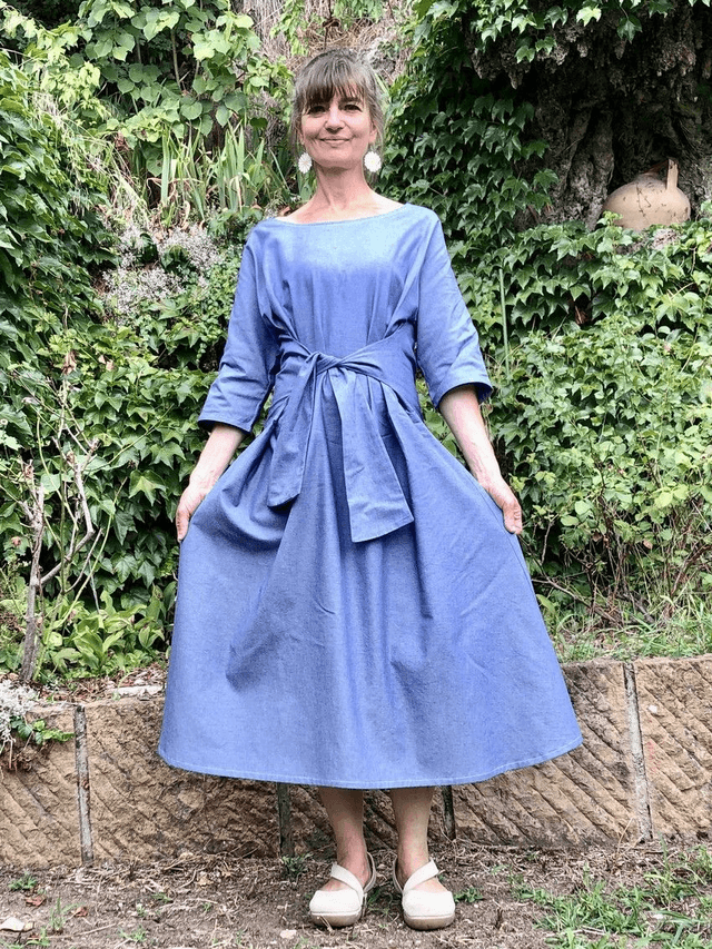  Robe Kdo chambray jean uni