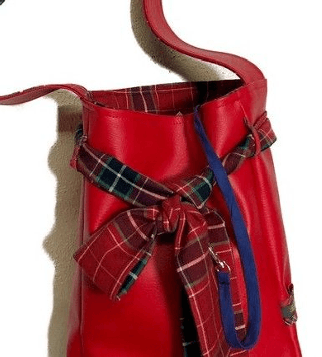 Sac Papillote simil cuir 