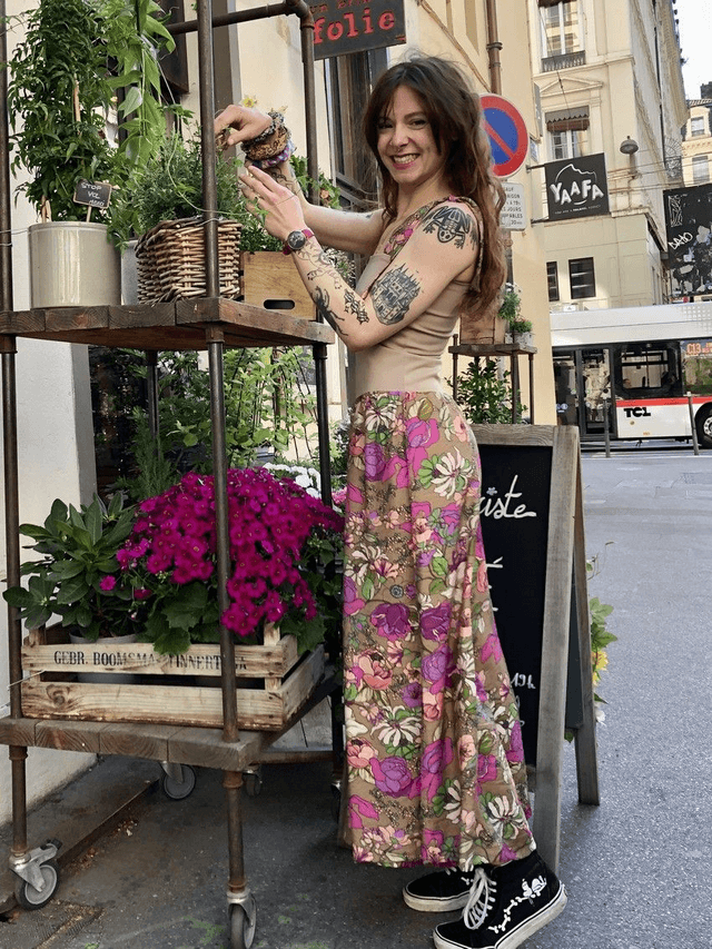 Combi BoQ le froc ficelle et rose
