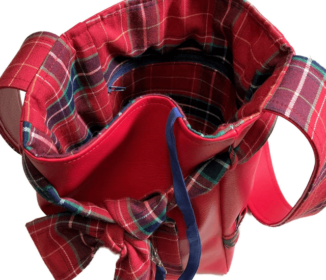 Sac Papillote simil cuir 