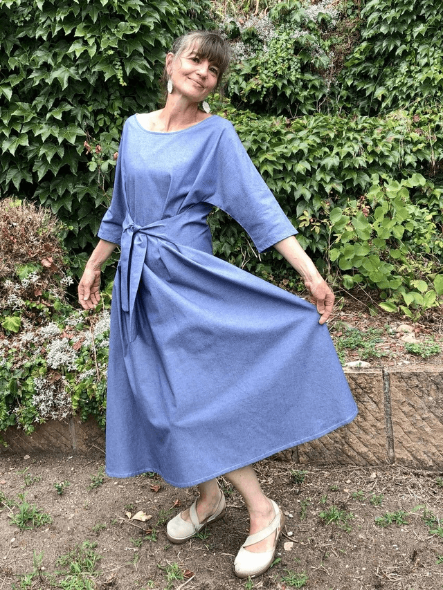  Robe Kdo chambray jean uni