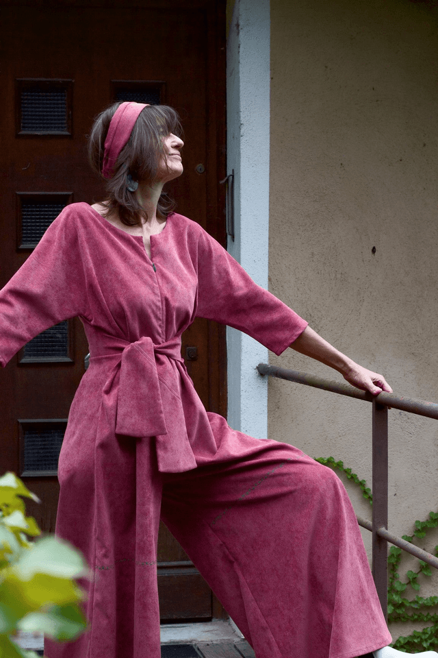  Combi KDO velours rose